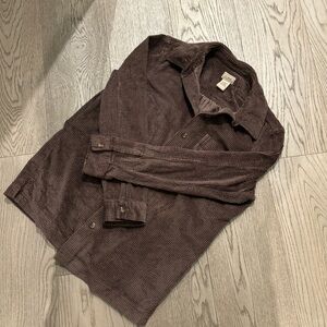 Vintage 90s LL Bean brown Corduroy Button Up Size Women’s Petite M 0WJ29